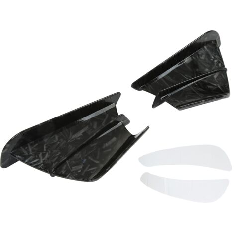 Ailes aérodynamiques de carénage avant de becquet latéral de moto pour NINJA400 NINJA250 Z900 Z1000 Grain de marbre (1/5)