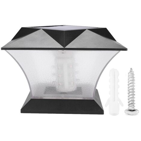 ABS Material Rust-Rust-Rume Service Life Sturdy and Ferme LED Light Mur pour Garden Garage Patio Yard (1/5)