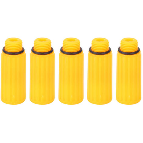 Capuchon de ventilation jaune pour tige de respiration, 15.5mm, 5 pièces, pour pompe de compresseur d'air (1/4)