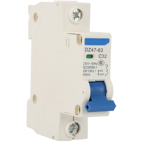 Disjoncteur Miniature Aexit DZ47-63 C32 3000A MCB - Protection Surcharge Et Court-Circuit