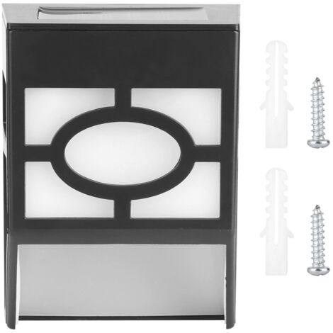 Applique murale solaire de Style rétro, lampe de couleur LED imperméable pour l'extérieur, pour jardin et cour (1/5)