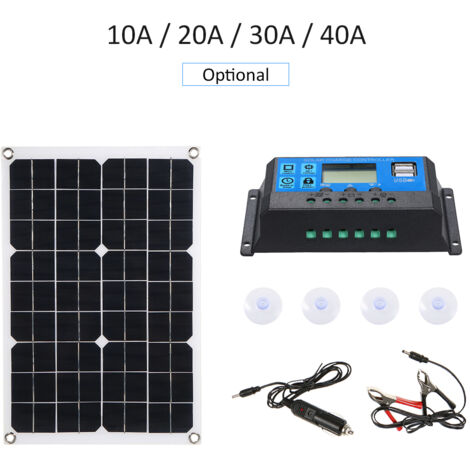 Panneau Solaire Flexible 20W 18V – Double Sortie USB 5V, étanche, Pour Camping Ou Caravane