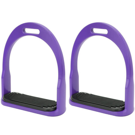 Étriers d'équitation de sécurité larges en aluminium moulé sous pression de qualité supérieure pour enfants (1/5)