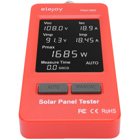 Multimètre Panneau Solaire EY1600W - Testeur MPPT Puissance 5-1600W Avec Écran LCD