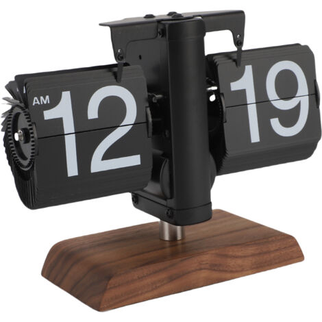Horloge De Bureau à Flip Automatique Vintage Pour Décor De Table Avec De Grands