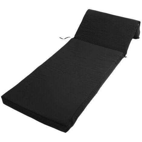Coussin de Chaise longue 55x183x7.5cm, Polyester épais, rembourrage en coton PP, Chaise confortable pour intérieur et extérieur (1/5)