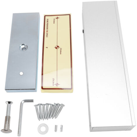 Serrure magnétique électrique 1200LBS Force de maintien 12V Sécurité intégrée Mode NC Système de contrôle d'accès à porte unique électromagnétique pour portes en métal, bois et verre (1/5)