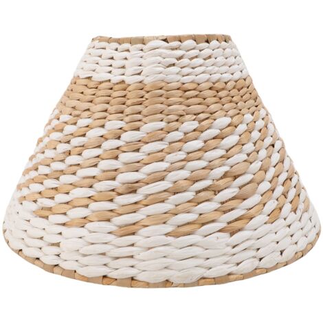 TONYSA Abat-jour de lampe de table minimaliste, fabriqué à la main, tissé, pour décoration E27 E14, Type 1 (1/5)