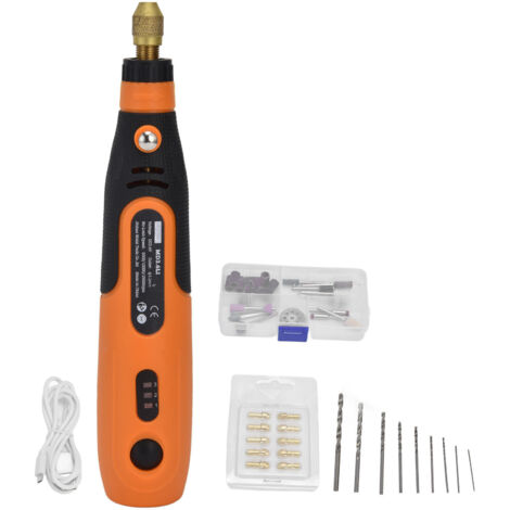 TONYSA HiLDA – Kit d'outils rotatifs, broyeur électrique, stylo à découper, Mini perceuse sans fil, vitesse Variable 3.6V