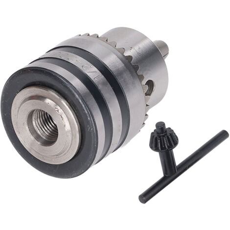 Support de mandrin de perceuse, capacité de 1.5 à 13mm, 1/2 à 20UNF, convertisseur d'embouts pour tournevis à percussion, adaptateur à connexion rapide, Conversion avec clé (1/5)