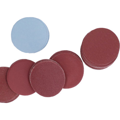 Lot De 25 Disques Abrasifs 50 Mm Zirconium Grain 80 - Changement Rapide Type R - Pour Meulage, Ponçage, Ébavurage Sur Métal, Bois, Inox