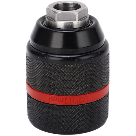 Mandrin de perçage sans clé 1/2-20UNF, support électrique à serrage automatique, plage de serrage de 2 à 13mm, hexagonal 63mm / 2,5 pouces (1/5)