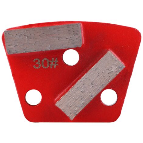 Gratte-ciel de plancher en diamant, broyage trapézoïde, 3 pc pour éliminer les adhésifs minces de mil revêtements (1/5)