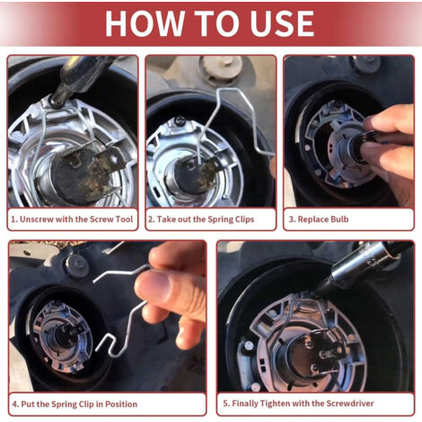 TONYSA 12 Pi ces De Clips De Fixation Pour Phares Clips De Fixation tonysa-12-pi-ces-de-clips-de-fixation-pour-phares-clips-de-fixation