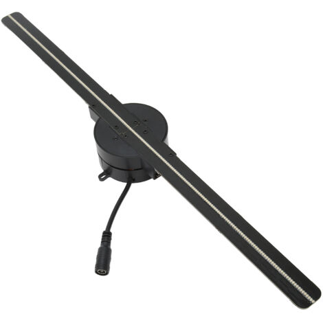 Projecteur Ventilateur Holographique 16,5" - 244 LED Polychromes, Résolution 2000x224, Contrôle WiFi/télécommande/PC, Pour événements, Magasins, Décorations