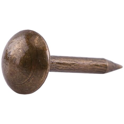 Clous de rembourrage Vintage en métal Bronze, 100 pièces, étiquette pour meubles, canapé, chaussures, porte, clou décoratif (1/5)