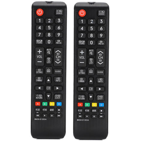 Remplacement de télécommandes de télévision de cinéma maison de 2 pièces pour Samsung BN59-01303A (1/5)