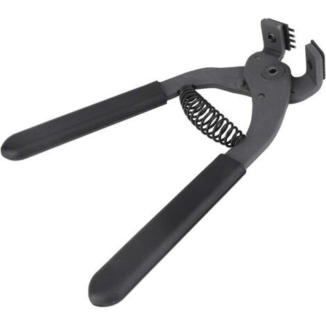 Pince silencieuse portative en acier au carbone de 17cm, outil de perforation de trous pour l'artisanat du cuir 4mm(4 dents) (1/5)