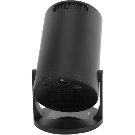 Projecteur portable avec fidélité sans fil 1080P, clé USB réglable à 270 degrés, film vidéo pour ordinateur portable Android, PC, smartphone