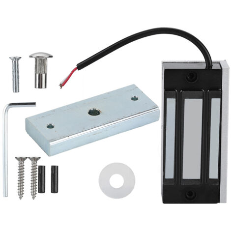 Mini serrure électromagnétique DC12V 60KG, porte magnétique électronique, mise sous tension