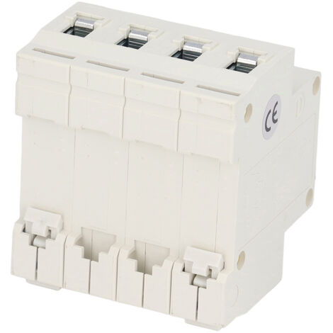 Disjoncteur Miniature DZ47-63 C25 4P - 25A 400V 6000A Rail DIN Protection Surcharge Court-Circuit