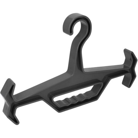 Cintre robuste et multifonctionnel pour vêtements et équipements tactiques, supportant des charges importantes (noir) (1/5)