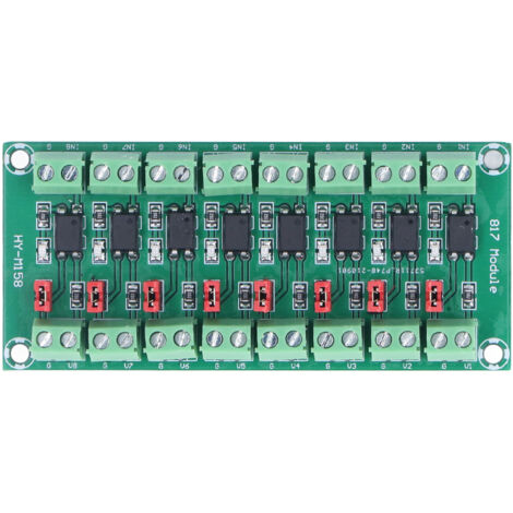 Optocoupler Isolement Board 8 Channel Driver Module isolé photoélectrique 817 3.6‑30V (1/5)