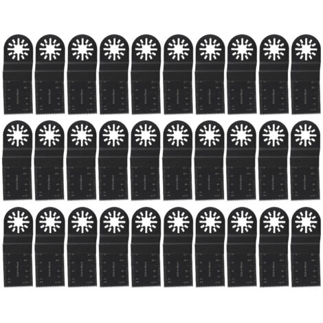 Kit de lames de scie oscillantes multifonctionnelles en acier à haute teneur en carbone de 30 pièces de 34mm pour réparer la coupe (1/5)