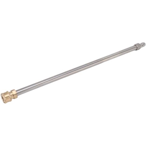 Barre d'extension pour nettoyeur haute pression, compatible avec Lance électrique de 1/4 pouces pour Machine à laver, 40.5CM (1/5)