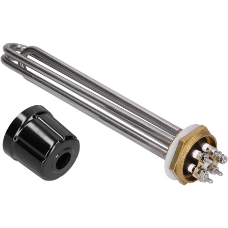 220-380V 3KW Resistance pour Chauffe Eau SUS304 Résistance Chauffante Flange Capuchon et Bague D'étanchéité