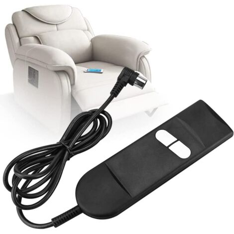 Contrôleur de Fauteuil Inclinable, Télécommande du Fauteuil de Relaxation Manuelle Télécommande à 2 Boutons Commutateur Commande (1/5)