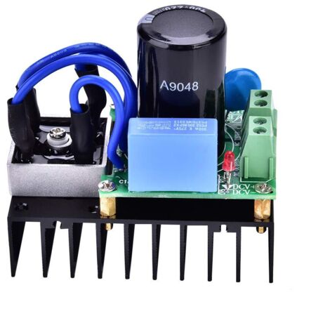 Module redresseur, carte d'alimentation redresseur 0-220VAC / 0-311VDC 10A avec tube de protection contre la foudre, courant de surtension NTC et fusibles
