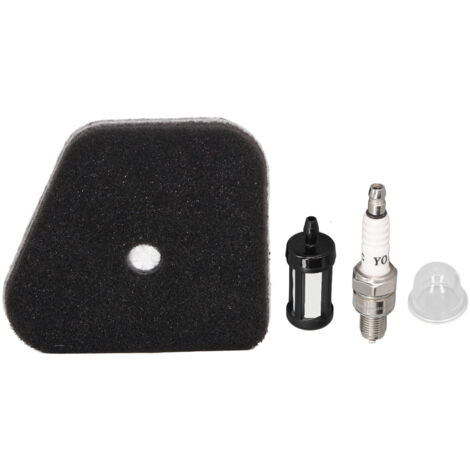 Kit de réparation de filtre à Air, bougie d'allumage en coton en céramique, bouchon de carburant pour débroussailleuse STIHL KM130R (1/5)
