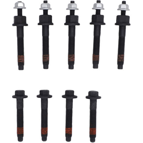 Kit de 9 Boulons et Goujons de Collecteur, Compatible avec 300 5,7 L 2009 à 2018, Acier au Carbone, OEM 6510140AA, 6510141AA, 6505316AA (Côté conducteur gauche) (1/5)