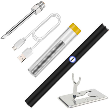 Mini fer à souder électrique Portable sans fil, ensemble d'outils utilitaires de soudage pour bricolage domestique (1/4)