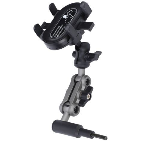 Support de Téléphone avec Poignée de Maintien en Forme de Pilier, Rotation à 360 °, Support Universel Réglable pour Réservoir 300 500 Véhicules Pajero, Matériau ABS en Métal Haute (4 Griffes) (1/5)