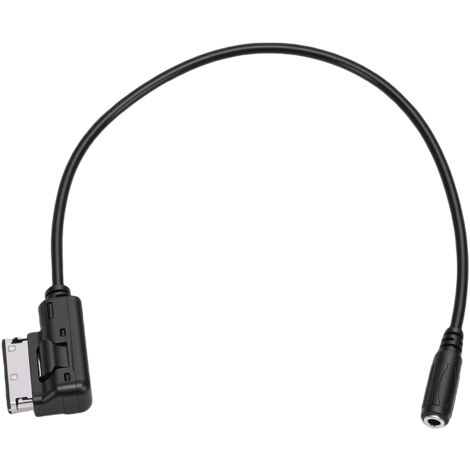 Interface MI vers Câble Femelle 3,5 Mm, Construction Métallique, Transmission du Son Stable, Conception Plug and Play pour Véhicules de Classe C, Classe E et S. (1/5)