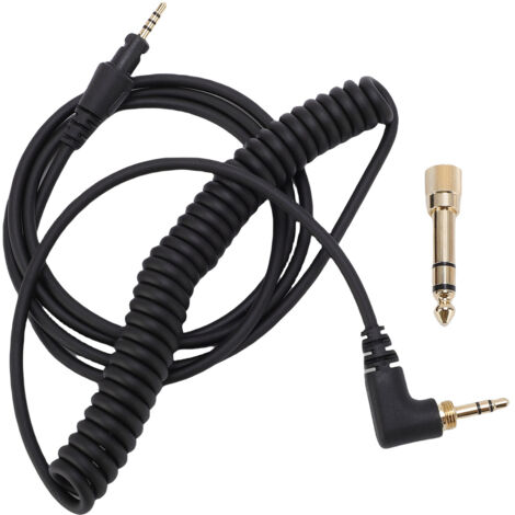 Câble pour écouteurs DJ HDJ-CUE1BT HDJ-X5 HDJ-X7 HDJ-S7, adaptateur 6.35mm de remplacement pour casque (1/5)