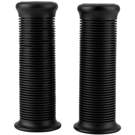 Paire de poignées de guidon universelles en TPU pour moto, 1 pouce, 25mm/ 1.1 pouces, 28mm, Vintage, noires (1/5)