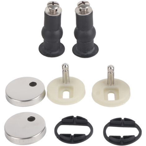 Vis de siège de toilette, charnières, boulons extensibles, écrous supérieurs en caoutchouc, accessoires de fixation à vis (1/5)