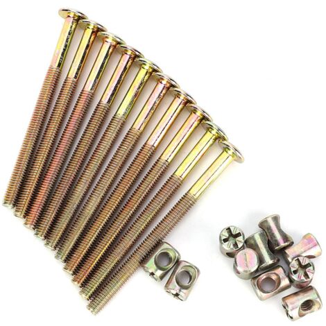 Vis à tête cylindrique à six pans creux pour meubles, boulons avec écrous (90 mm) (1/5)