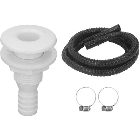 Kit d'installation de pompe de cale 3/4 pouces, tuyau étanche de 6,7 pieds pour pompes avec sortie noir (1/5)