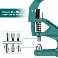 Machine à Œillets Professionnelle Avec 900 Pièces - 3 Tailles (6mm,10mm,12mm) Pour Bâches Et DIY