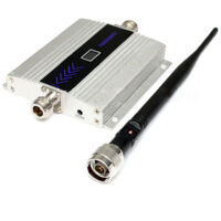 Amplificateur et booster de signal mobile GSM 900 MHz, kit d'amplificateur de récepteur 2G, écran LCD, convient aux immeubles de grande hauteur, ascenseurs, immeubles de bureaux et sous-sols.