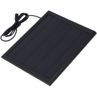 Chargeur de panneau solaire 6W 16V, Kit d'entretien de batterie Portable pour voiture moto bateau RV remorque motoneige