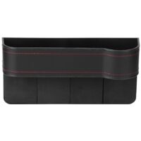Organisateur de rangement multifonctionnel universel, boîte à fentes pour siège de voiture, accessoire intérieur (noir Co Driver)