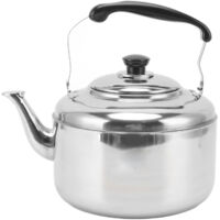 Thé Kettle 5,5 L de grande capacité Anti Rust en acier inoxydable Adhésion confortable pour faire une cuisinière à gaz induction