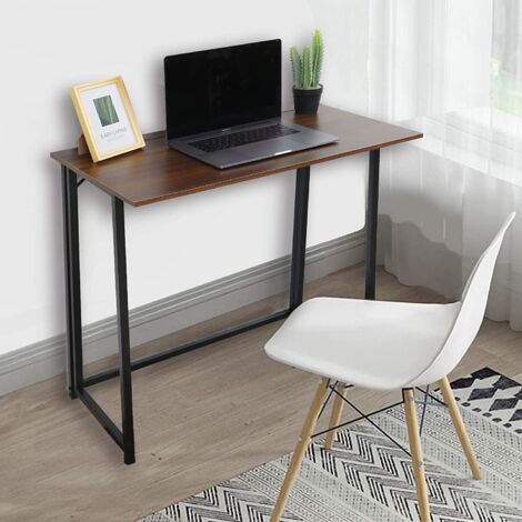 MCC Boston Schreibtisch, Klappschreibtisch, Computertisch, Home Office, Braun