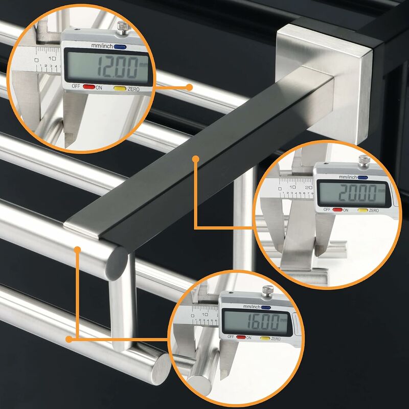 Porte-serviettes Sur Pied De Salle De Bain Rétro En Bronze Palermo