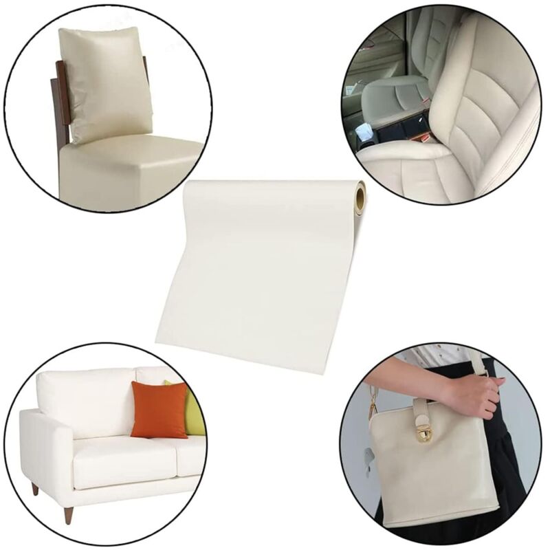 Rouleau Adhesif Cuir, Patch Réparation Autocollant, Kit Reparation Cuir